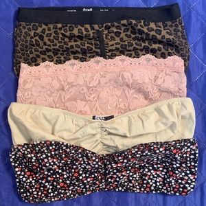 BDG | Kimchi Blue | Set of 4 Bandeau Bras